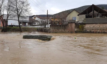 ЦУК: Опасност од брзо зголемување на водостоите на реките и суводолиците