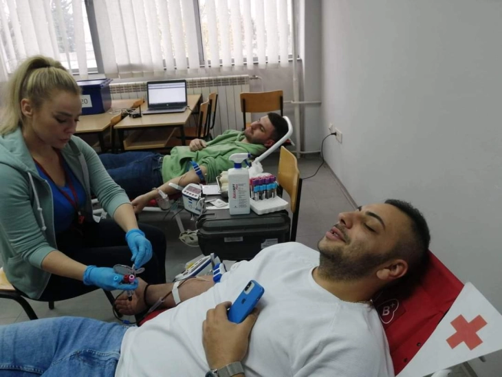 Триесет и една единица крв собрани во крводарителска акција во Кавадарци 