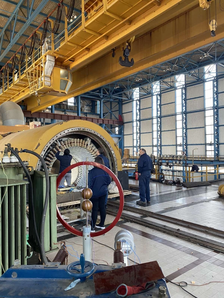 Завршуваат ремонтните активности во ТЕЦ Неготино, термоелектраната на мрежа на почетокот на декември