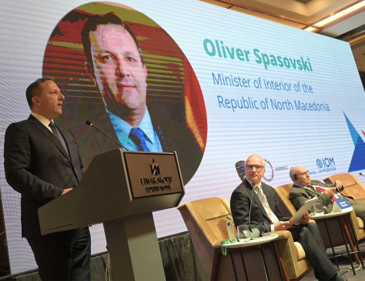Spasovski: Strengthening national systems for border and migration management in cooperation with international partners
