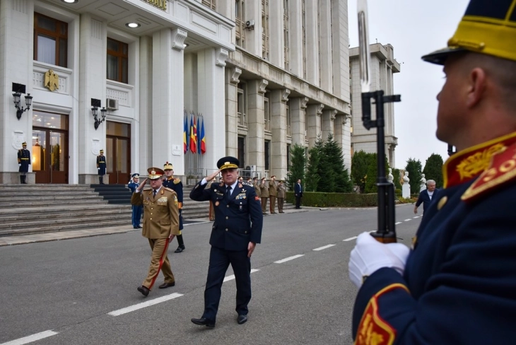 Army Chief of Staff Gjurchinovski in Romania visit
