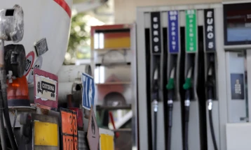 Gasoline price down, other fuels unchanged