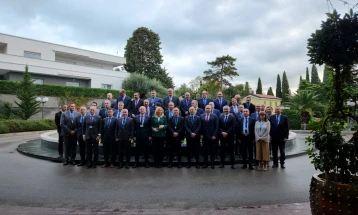 Public Security Bureau head Tasevski takes part in meeting of police chiefs within Brdo Process in Slovenia