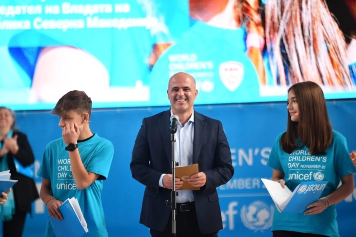 Kovachevski: World Children’s Day reminds us of our responsibilities to children