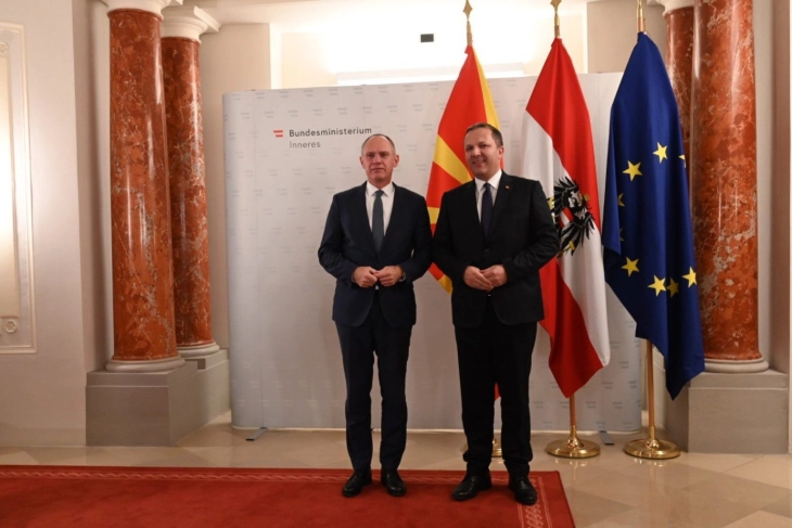 Spasovski – Karner: North Macedonia and Austria deepening police cooperation