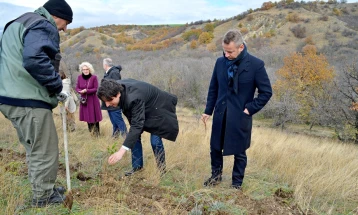 British Embassy Skopje launches 'Plant a tree for the Jubilee' initiative to celebrate 70th Platinum Jubilee of Queen Elizabeth II