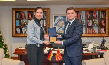 Osmani – Holstein: Germany to keep supporting Skopje’s European future