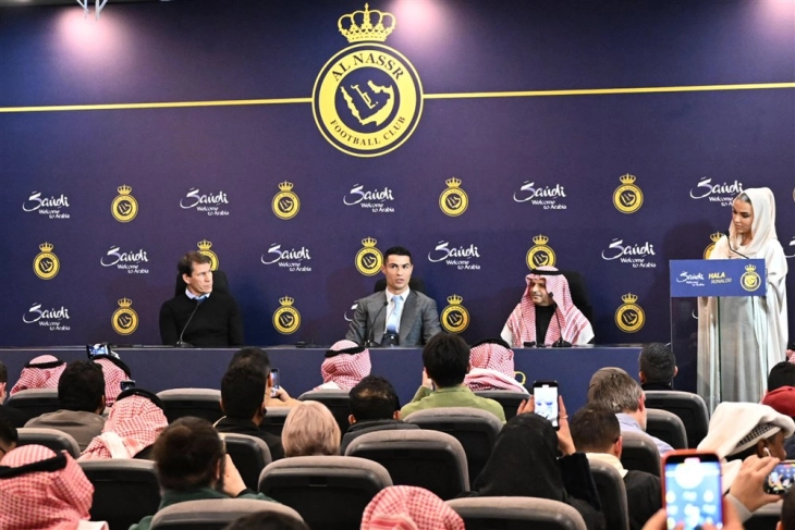 Роналдо на првата прес-конференција во Ал-Наср: Дојдов да играм, да победам и да се забавувам