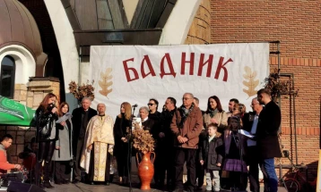 Christmas Eve event in Skopje sends messages of good health and well-being in new year