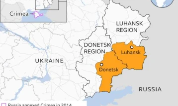 Украинските сили гранатираа цели во Доњецк