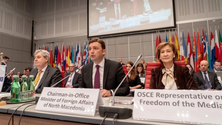 Osmani: OSCE principles non-negotiable, responsibility shared by all 57 member states