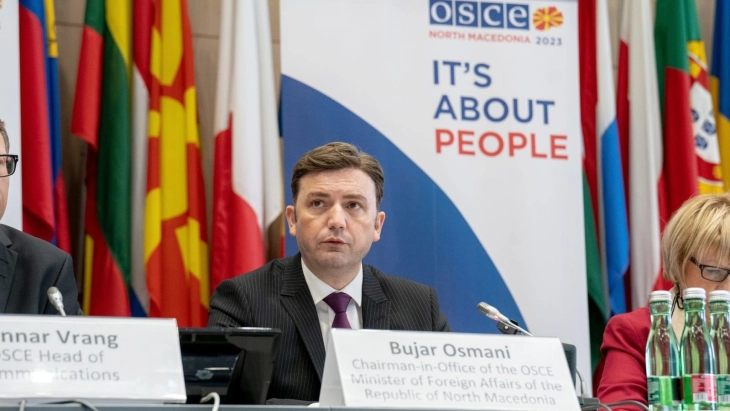 Osmani: Our chairing OSCE will also focus on preventing potential conflicts