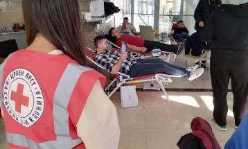 Собрани 86 крвни единици во крводарителска акција во Велес