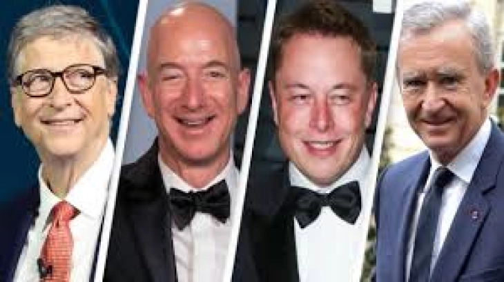 Në Listën e Blumbergut të milionërëve prinë Arno, i dyti është Mask, Bezos i treti