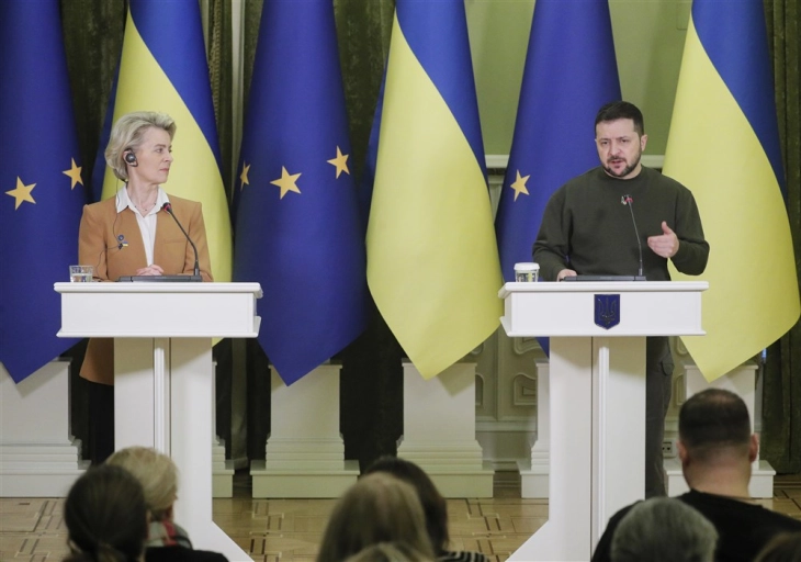 EU Commission pledges €450m in aid among other support for Ukraine