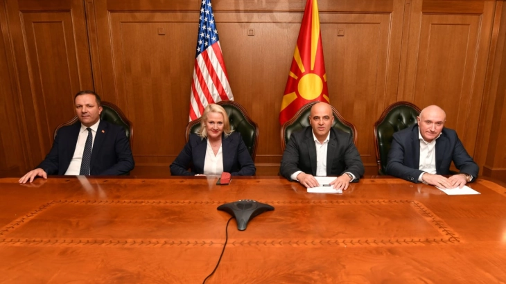 Kovaçevski - Shole: Mbështetje e madhe nga SHBA-ja për Maqedoninë e Veriut