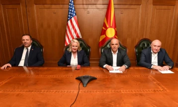 Kovaçevski - Shole: Mbështetje e madhe nga SHBA-ja për Maqedoninë e Veriut