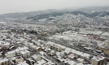 Слаб снег на Крива Паланка, Дебар, Охрид, Крушево, Делчево и Берово