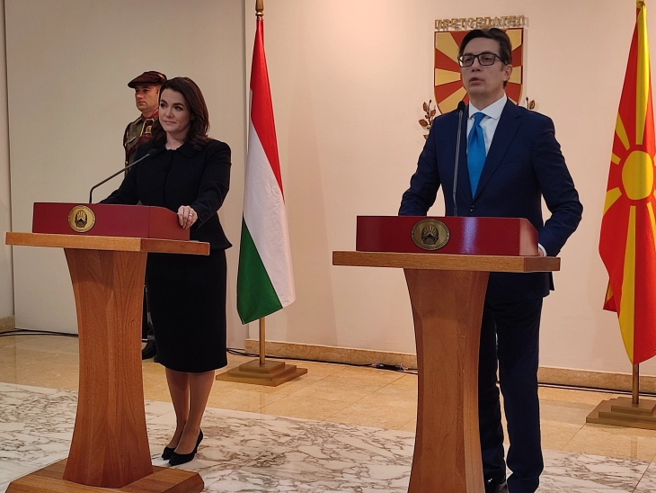 Novak-Pendarovski: North Macedonia's EU membership - key to stability of region and Europe, Hungary to help process expediting