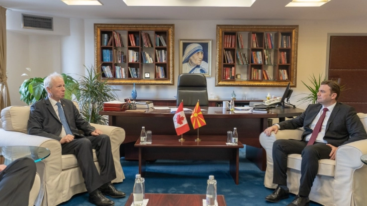 Османи - Дион: Северна Македонија и Канада посветени на зачувување на трансатлантската безбедност и одбрана на демократските вредности