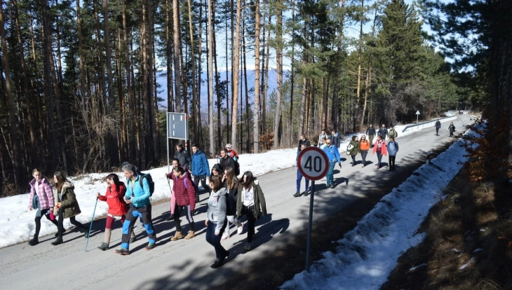 Планинарски марш по повод годишнината од Февруарскиот поход во Делчево