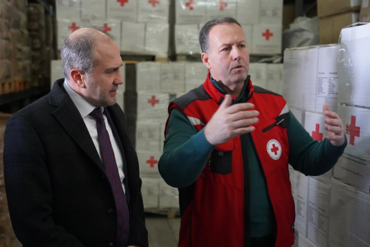 Red Cross collects approx. Mden 10 million in humanitarian aid for victims of devastating earthquake in Türkiye and Syria