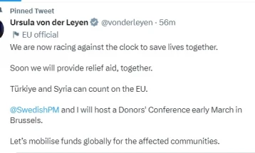 BE-ja do të organizojë konferencë donatorësh për Sirinë dhe Turqinë