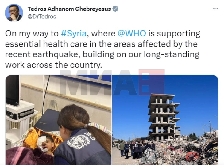 Shefi i OBSH-së niset për në Siri