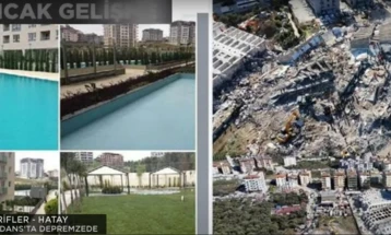 Изведувач на зграда што се урна во земјотресот во Турција уапсен при обид да избега во Црна Гора