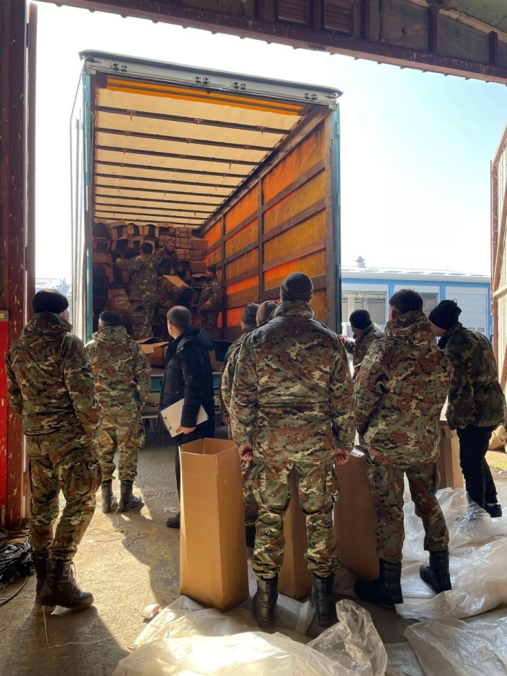 MM dhe Armata dërguan  një rimorkiator me ndihmë humanitare drejt Turqisë