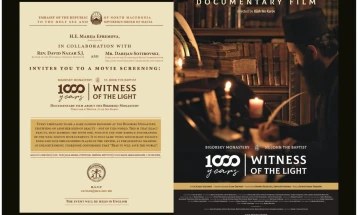 Ilija Iko Karov's '1000 years Witness of the Light' to be screened in Rome