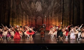 Изведба на балетската претстава „Дон Кихот“ од Лудвиг Минкус