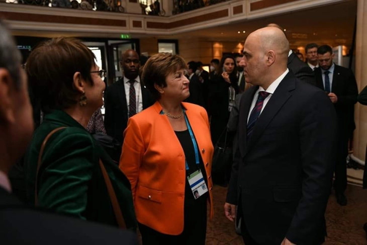 Kovachevski in Munich meets IMF head Georgieva