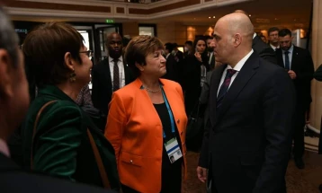 Kovachevski in Munich meets IMF head Georgieva