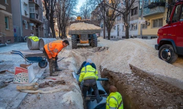 Герасимовски: Интензивно се работи на реконструкција на улицата „Ленинова“