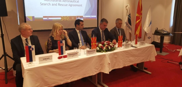 International agreement on cooperation in aeronautical search and rescue signed in Ohrid