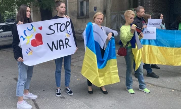 Во 14 часот митинг на здружението „Лесја Украинка“ на плоштадот „Македонија“