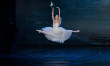 Изведба на балетската претстава „Жизел“ во НОБ