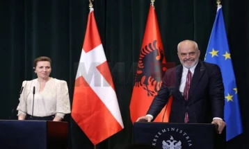 Frederiksen: Shqipëria është partnere e vlerësuar për Danimarkën dhe aleate e besuar e NATO-s, ka mbështetjen tonë edhe për BE-në