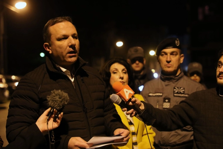 Spasovski: Secili që merret me krim do të bartë përgjegjësi për atë, policia është pararoje e sigurisë