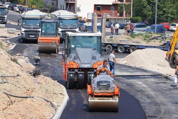 Për shkak të asfaltimit përkohësisht mbyllet për komunikacion aksi Nogaevc - Viniçan nga aksi Veles - Gradsko