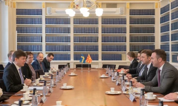 Osmani - Bilstrom: Maqedonia e Veriut dhe Suedia do e ndihmojnë njëra-tjetrën për anëtarësim në BE dhe NATO