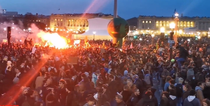 French police arrest 217 amid labour reform protests