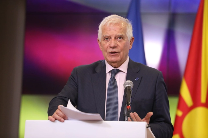 Borrell: SA Council meeting demonstrates EU acknowledgment of North Macedonia's progress