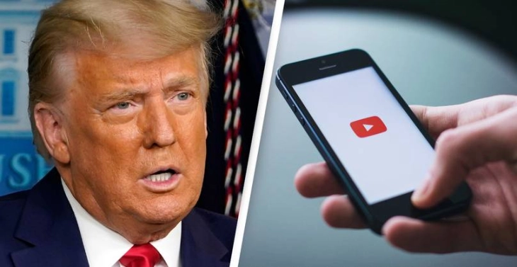 Јутјуб го враќа каналот на Трамп