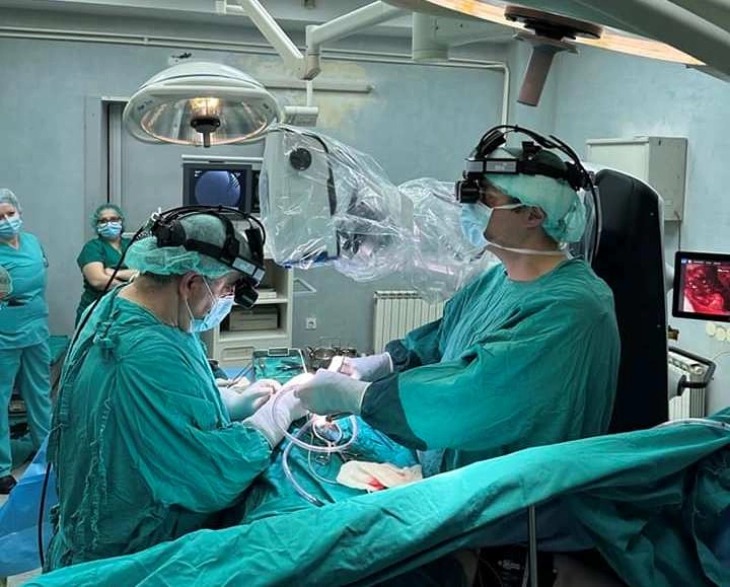 First surgery with robotic equipment performed in ‘St. Erasmus’ Hospital in Ohrid