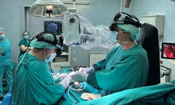 First surgery with robotic equipment performed in ‘St. Erasmus’ Hospital in Ohrid