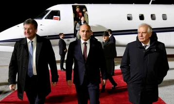 Ковачевски, Борел и Лајчак пристигнаа во Охрид за претстојниот дијалог помеѓу Србија и Косово