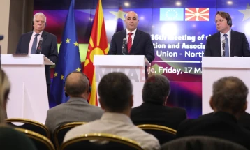 Kovaçevski: Maqedonia e Veriut praktikon vlera evropiane dhe nuk kemi dyshim se jemi në rrugën e duhur