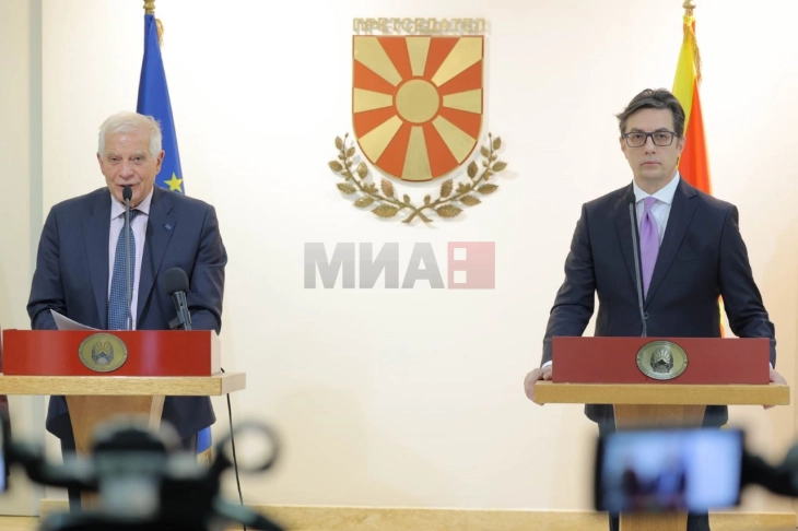 Pendarovski-Borrell: Eyes of the European Union and the Western Balkans people are looking to Ohrid